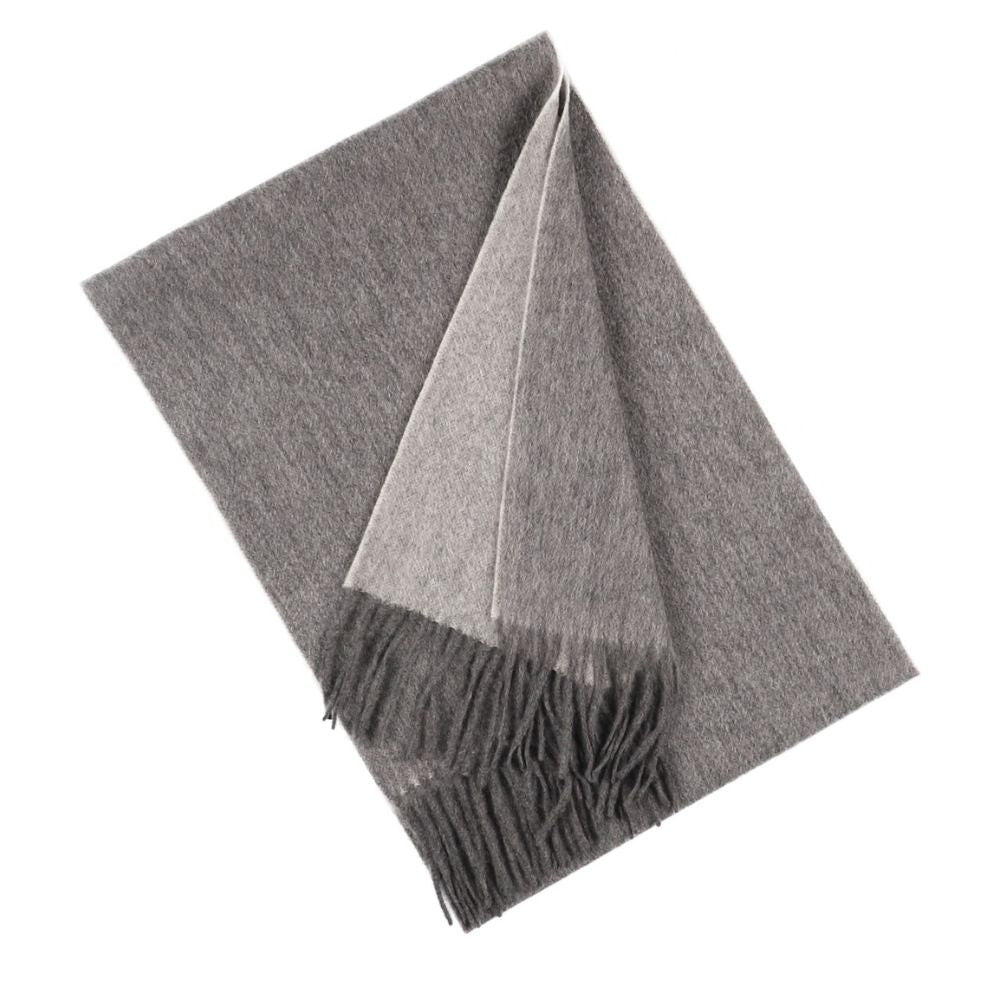 Cachecol cinzento de cashmere para mulher Paris (3)
