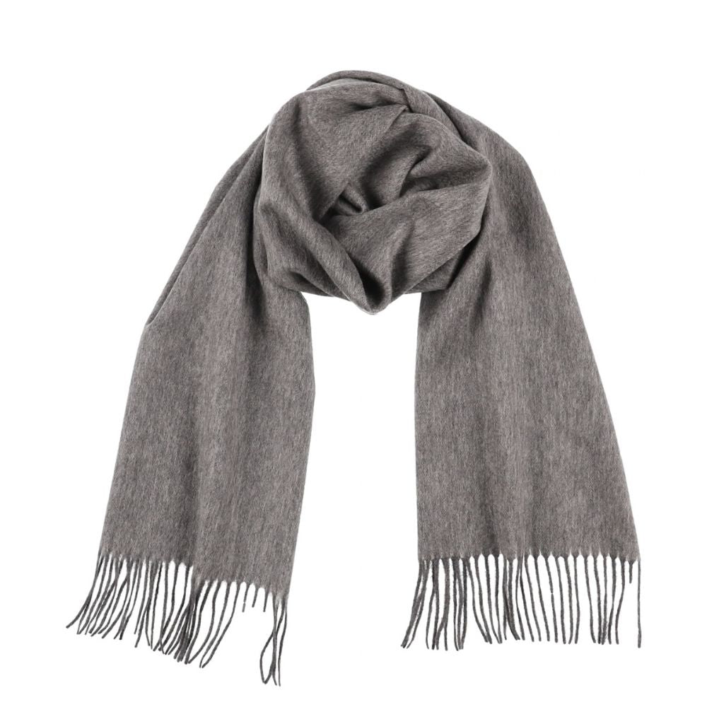 Cachecol cinzento de cashmere para mulher Paris (4)
