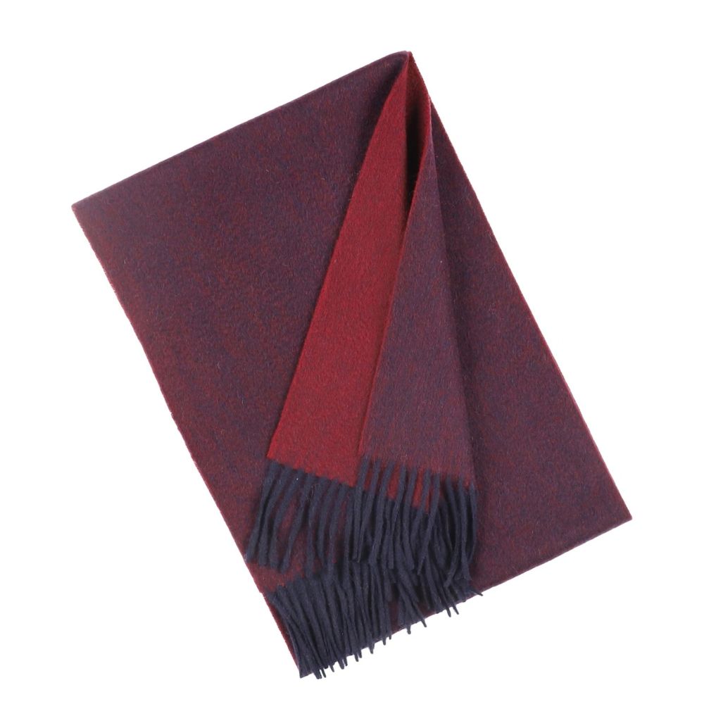 Cachecol de inverno bordeaux de cashmere para mulher Paris (3)