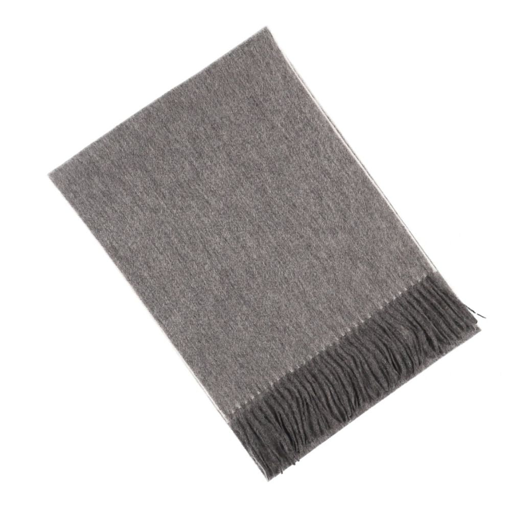 Cachecol cinzento de cashmere para mulher Paris (6)