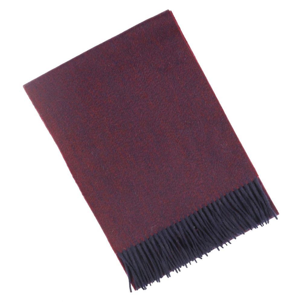 Cachecol de inverno bordeaux de cashmere para mulher Paris (6)