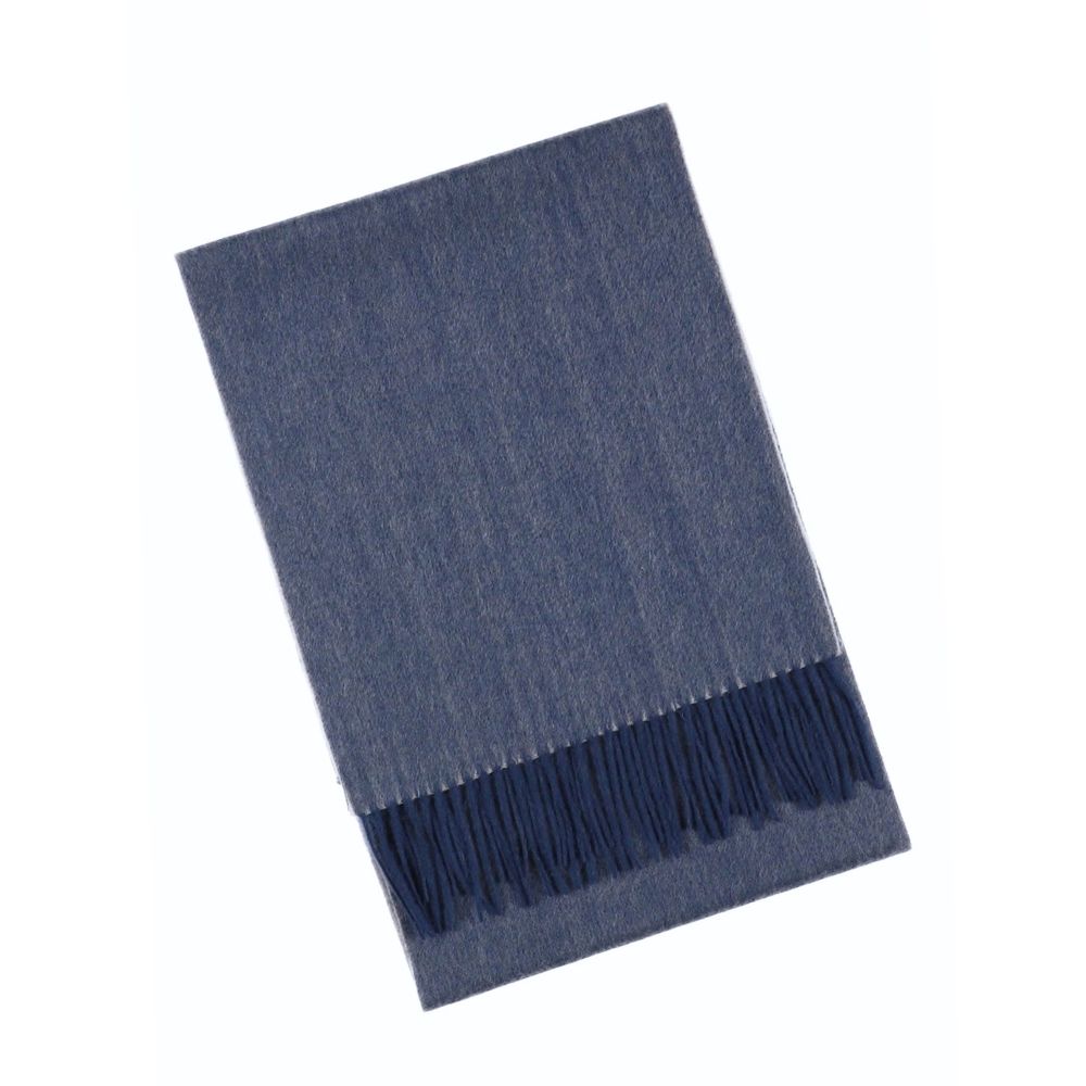 Cachecol azul de 100% cashmere para mulher Paris (6)
