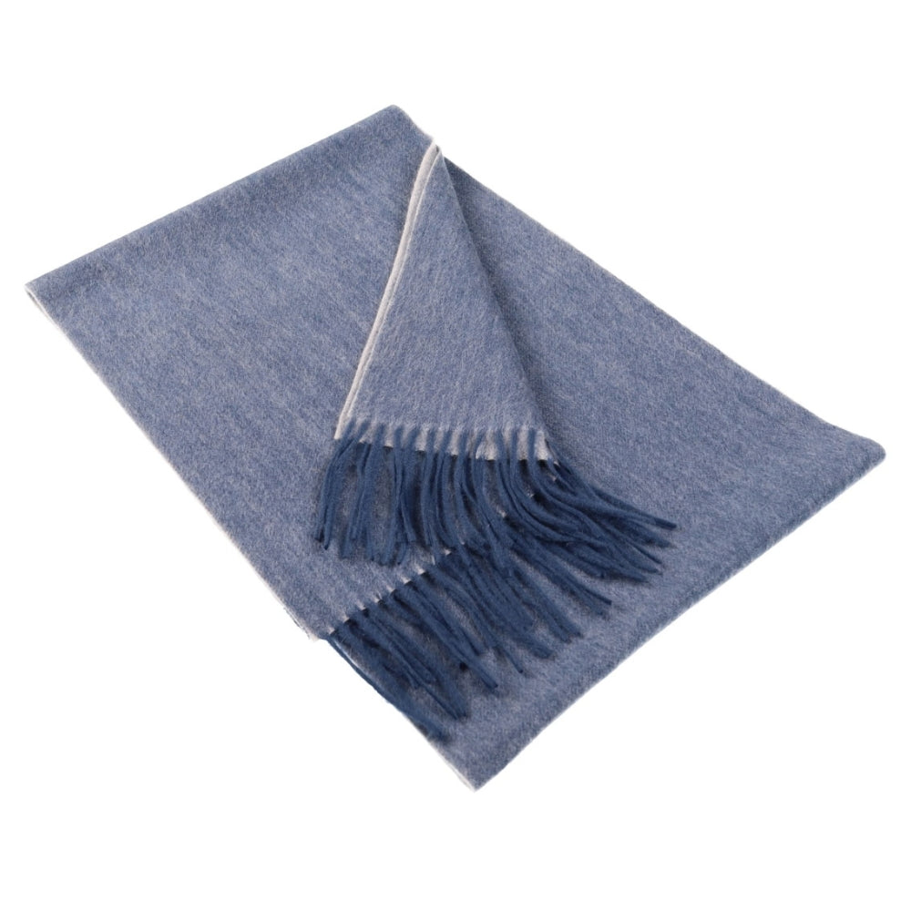 Cachecol azul de 100% cashmere para mulher Paris